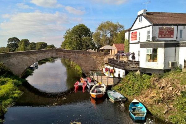 Haxey Gate Bridge on Bycarrsdyke,  just downstream from Idle Stop