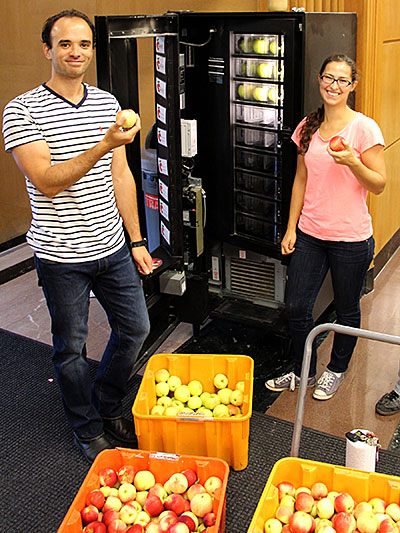 Picture - The Cornell Apple Vending Machine in Ithaca, New York