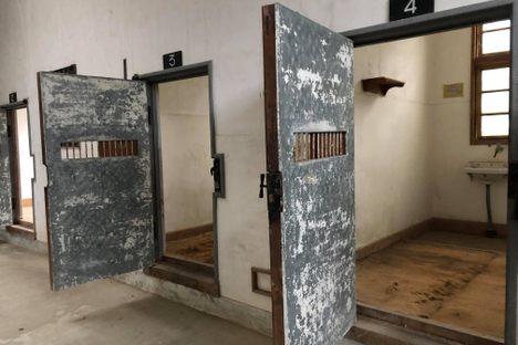 The prison is surprisingly light and airy.