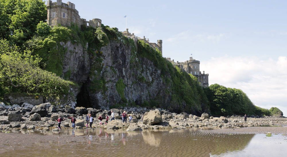 The caves beneath the castle.