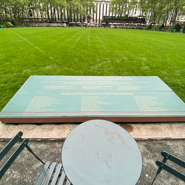 Plaque has been refurbished 