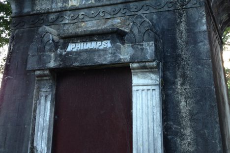 The Phillips Mausoleum, with its distinctive dome