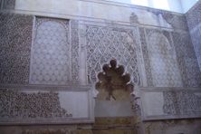 The medieval synagogue’s intricate artwork has been restored.