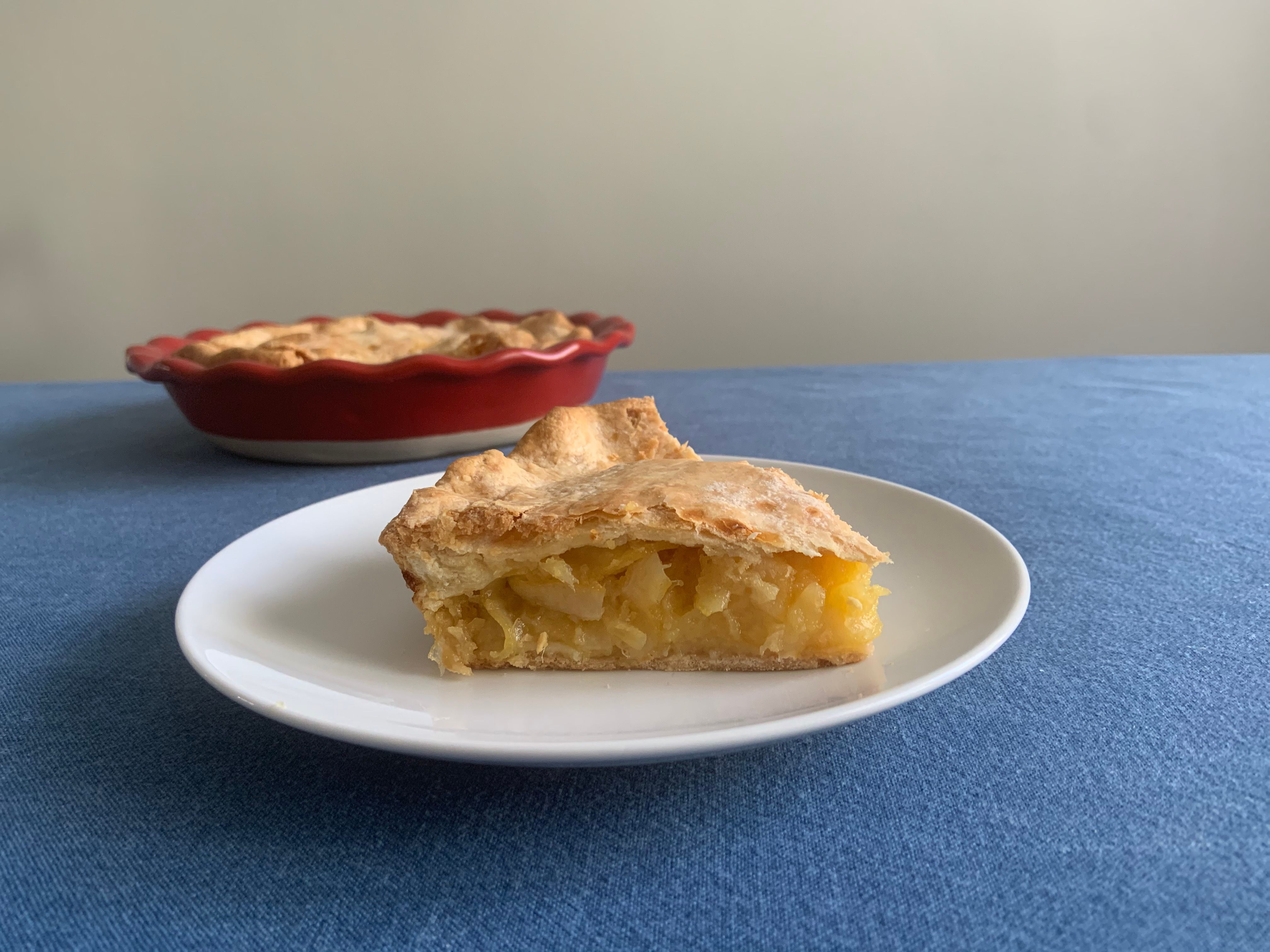 Nothing gets wasted in this sweet-and-sour pie.