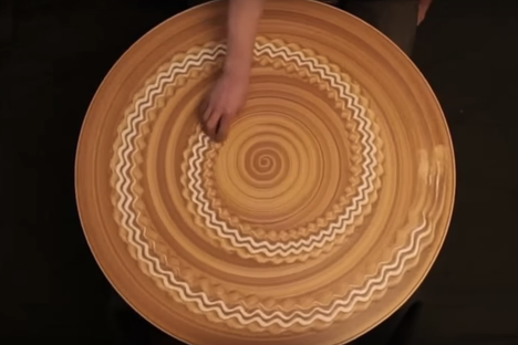 Watch This Psychedelic Sand Pizza Spin Into Existence