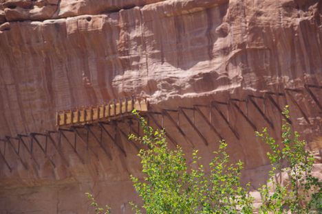 Reconstructed flume.