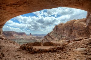 False Kiva in Moab, Utah