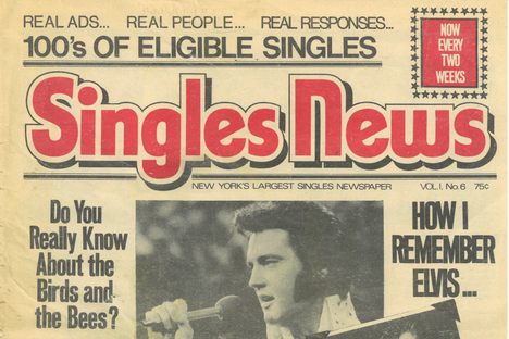 The cover of the paper boasted features on dating, celebrities, and sex. 