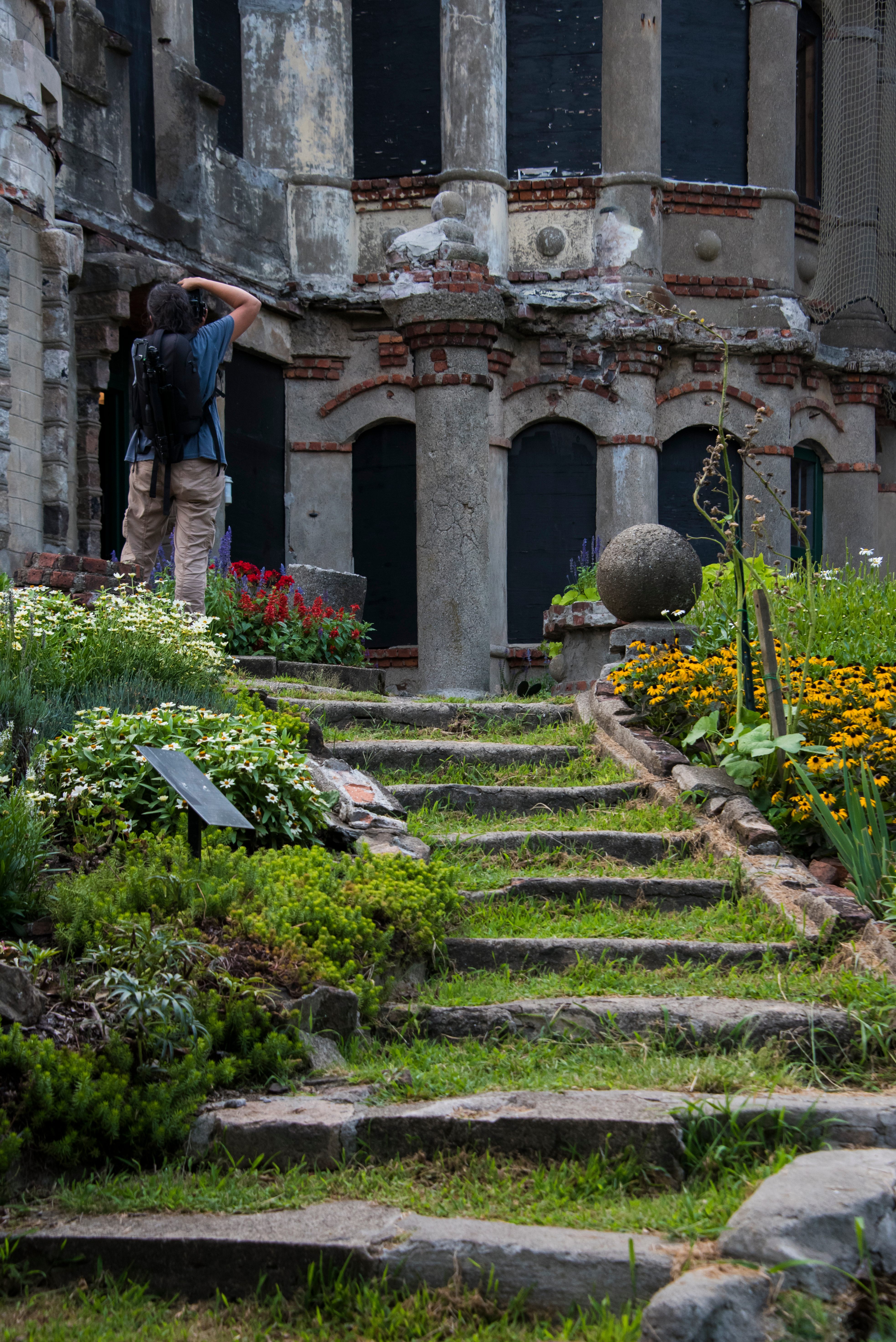A guest photographs the stunning environs. 