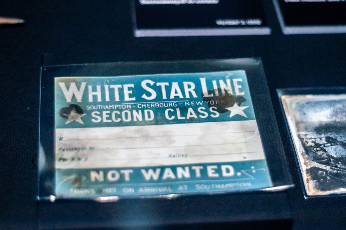 FREE SHIPPING White Star Line Luggage Tag Sticker Titanic 