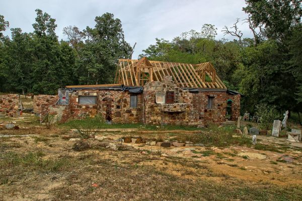 Palace of Depression in the process of restoration