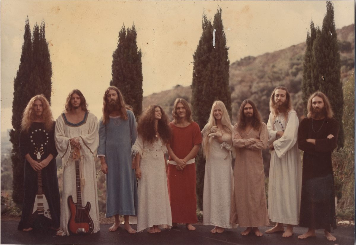 Members of the Source Family gather in 1976.