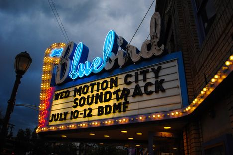 There's just something about the charm of a vintage marquee.