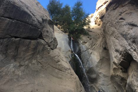 Top of Tahquitz Creek Falls.