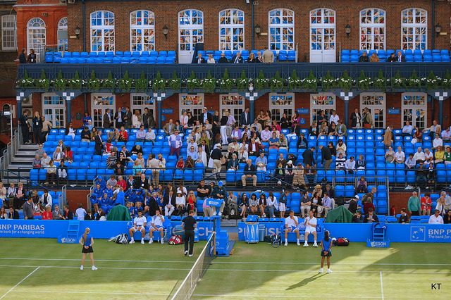 Double semi-final at the Queen's Club in 2012, with Novak Djokovic & Jonathan Erlich v Julien Benneteau & Michael Llodra.