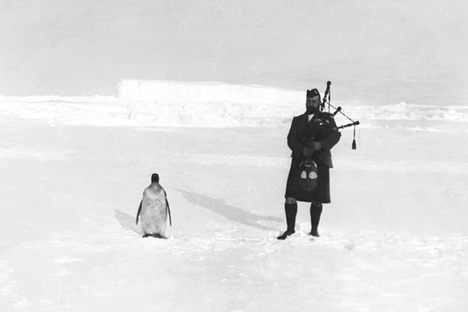 Extreme Bagpiping Situations, From Antarctica to the Beaches of D-Day