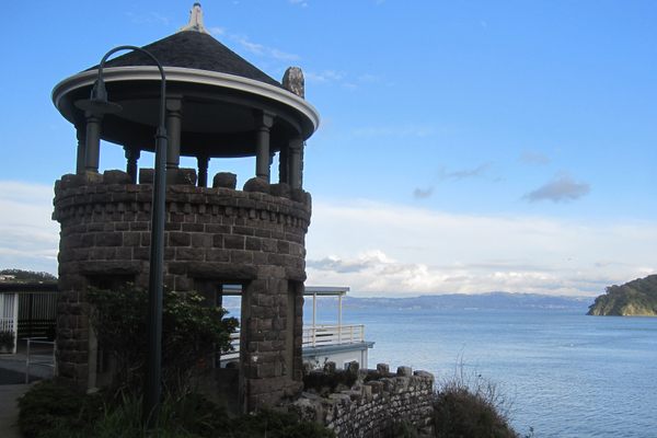 Lyford's Tower with Angel Island in the background