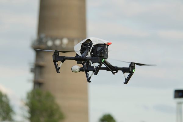 A drone similar to the one shot down. 