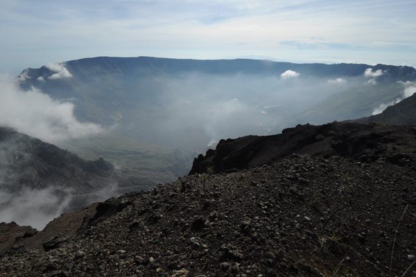 Tambora’s caldera.