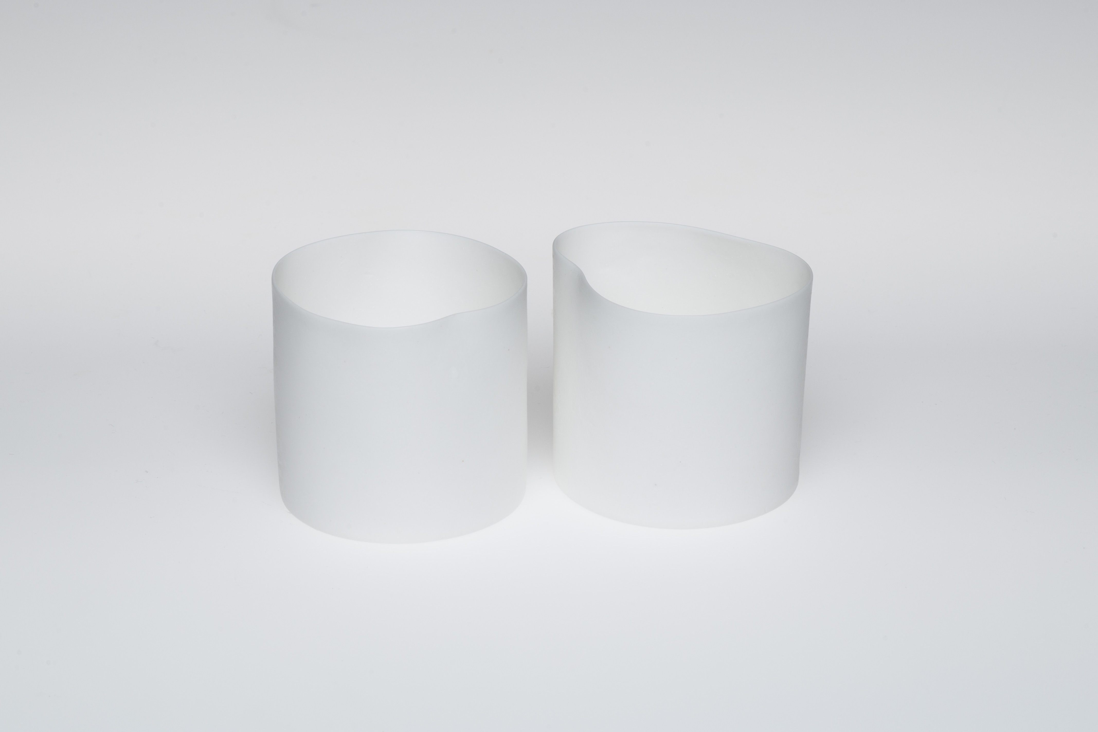 The cups’ delicate appearance belies their strength and durability.