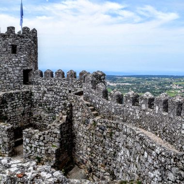 The ramparts and towers were restored in the 1850s.
