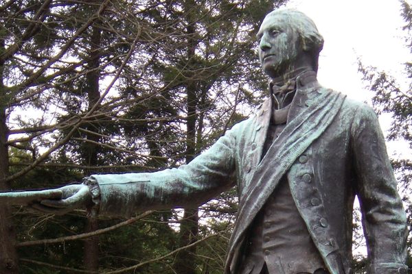 Major George Washington of the British Colonial Militia.