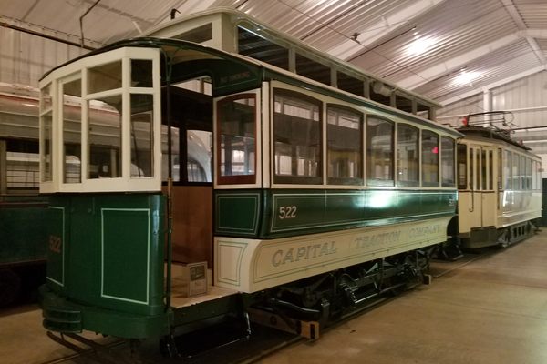Historic trolley car.