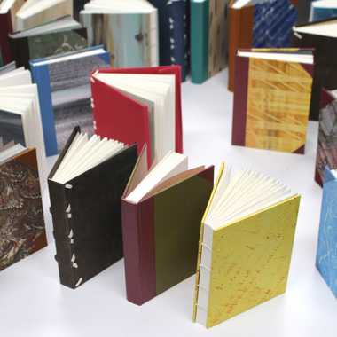 Handbound Books made by students at San Francisco Center for the Book