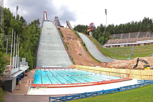 Lahti Ski Jump Tower pool