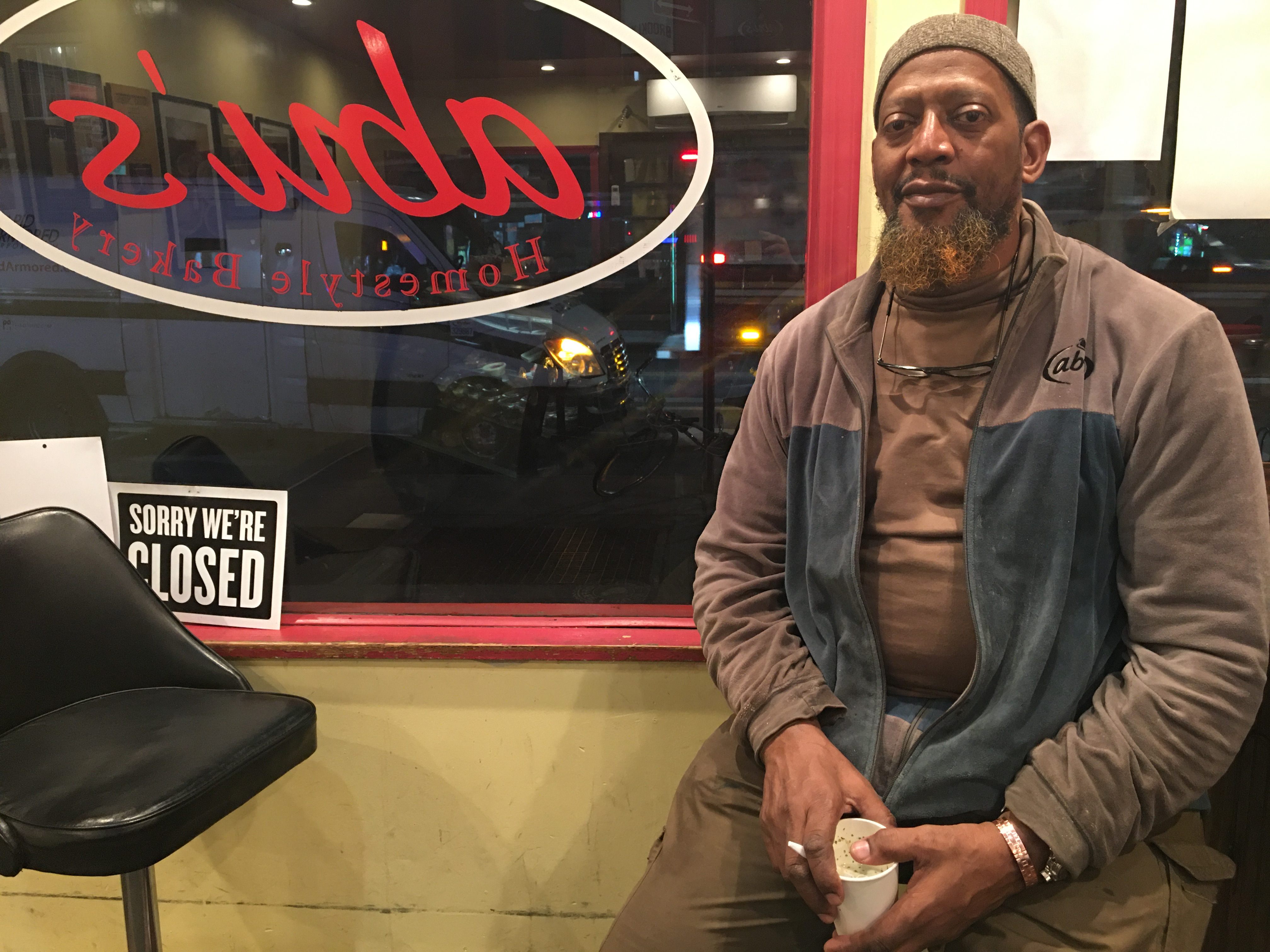 Idris Conry of Abu's Bakery has been selling bean pies out of his storefront by the Masjid At-Taqwa since 2000.