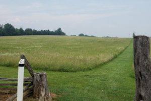 The Field of Lost Shoes in New Market, Virginia