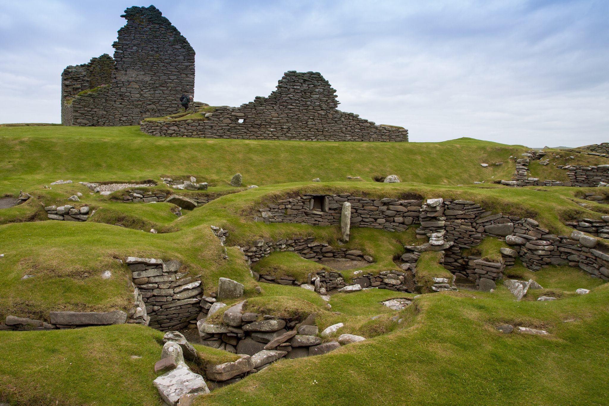 The historic glory of Jarlshof.