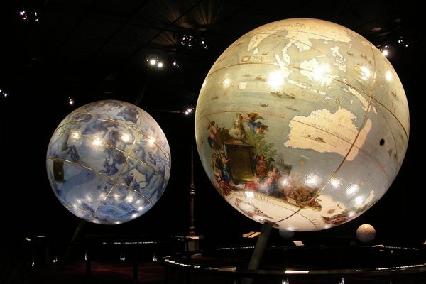 Louis XIV’s globes.