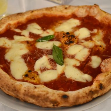 The pizza here is as old-school as they come.