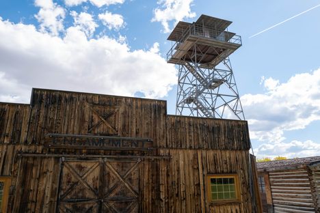 Livery stable and Weber Springs FS Guard Station