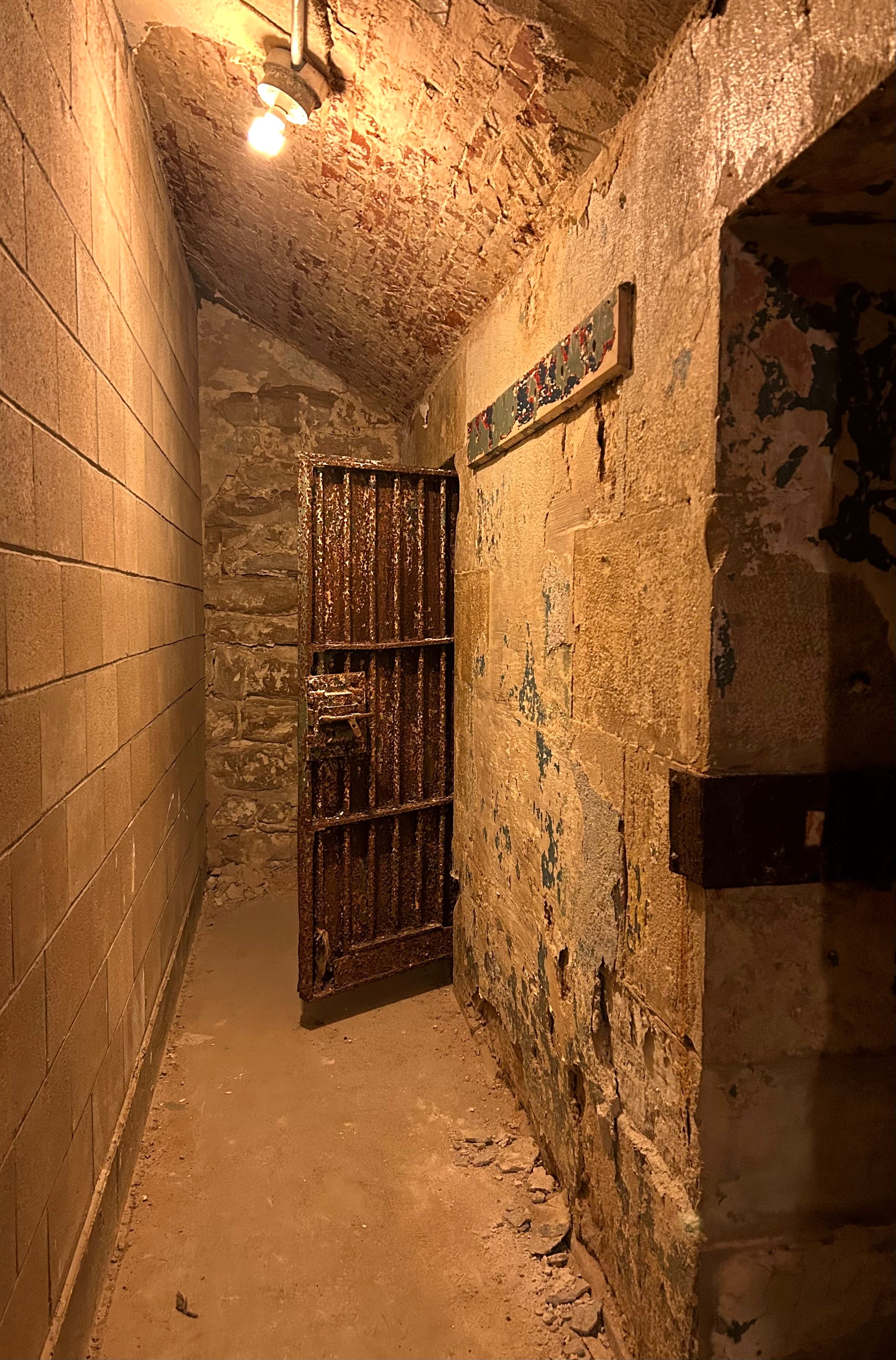 J. B. "Firebug" Johnson served 18 years in this underground “dungeon” and later wrote a book about his experience.