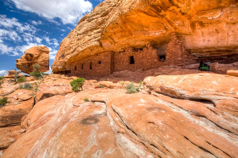 The Citadel Ruins at Cedar Mesa.