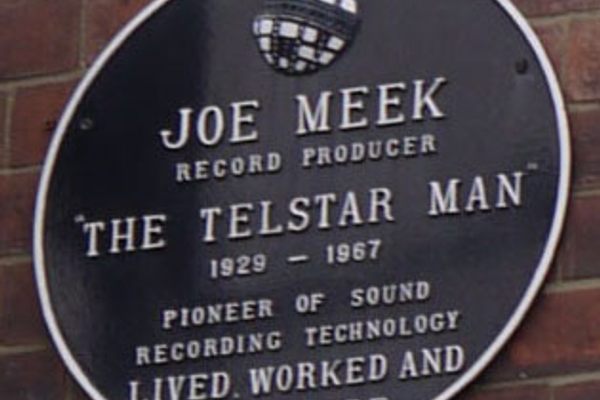 Plaque at the location.
