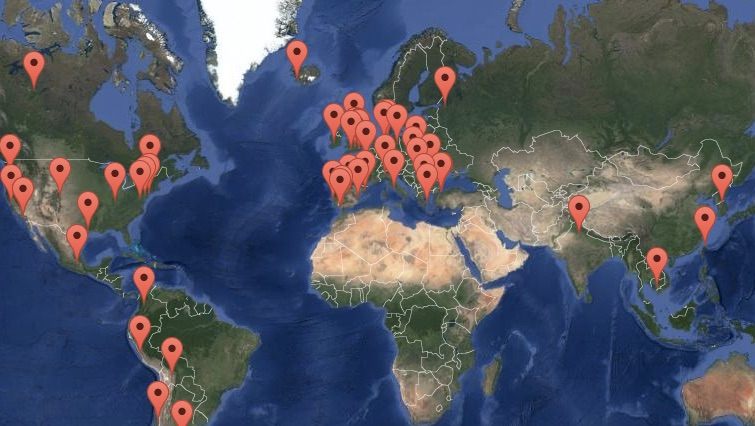 The project includes protest sounds from 27 countries.