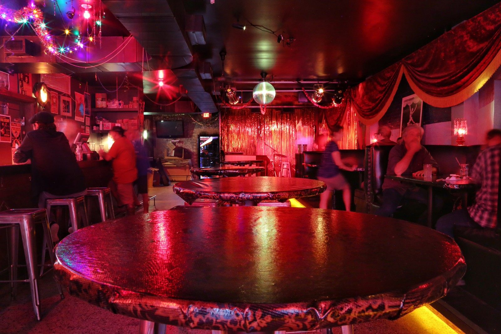 A juke joint with a disco ball—C-Boy’s has got it all.