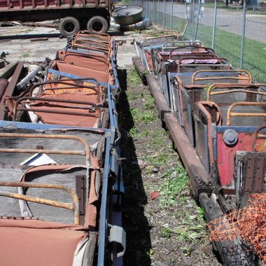 Recycled Cascade Park rollercoasters.