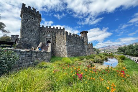 The Cinematic Tuscan Castle Producing Wine in Napa Valley