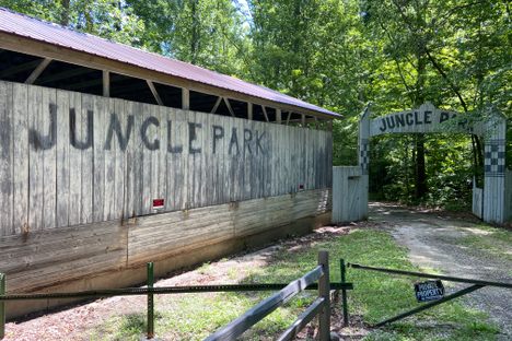 Entrance to Jungle Park Speedway.