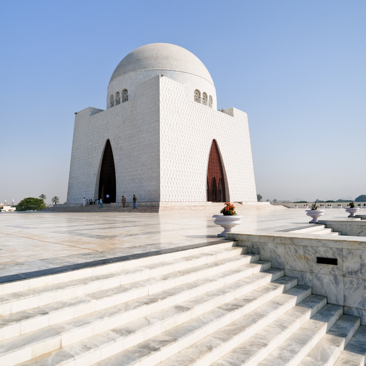Mausoleum of Muhammad Ali Jinnah.