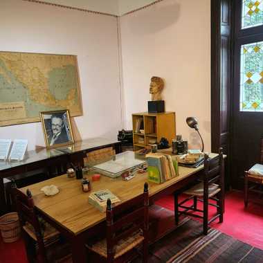 The study room where Trotsky was assassinated.