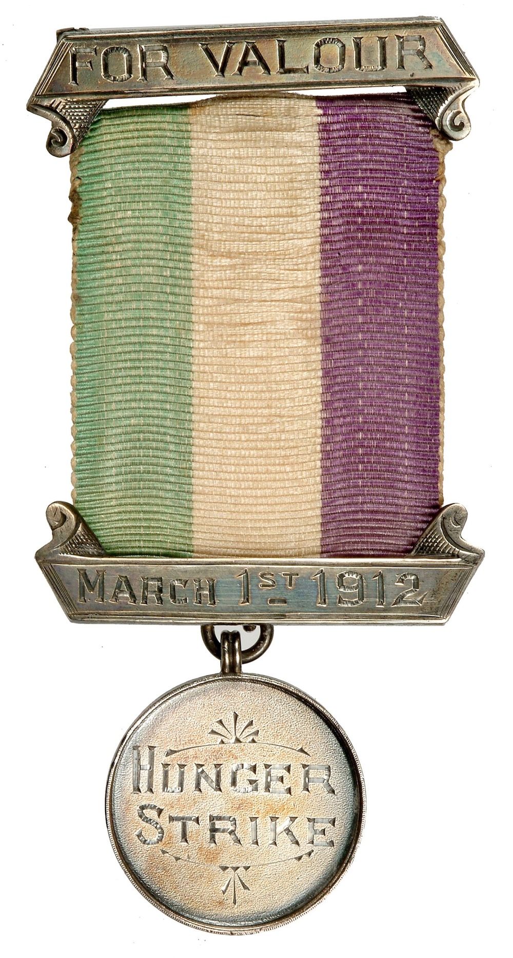 Emmeline Pankhurst's hunger-strike medal.