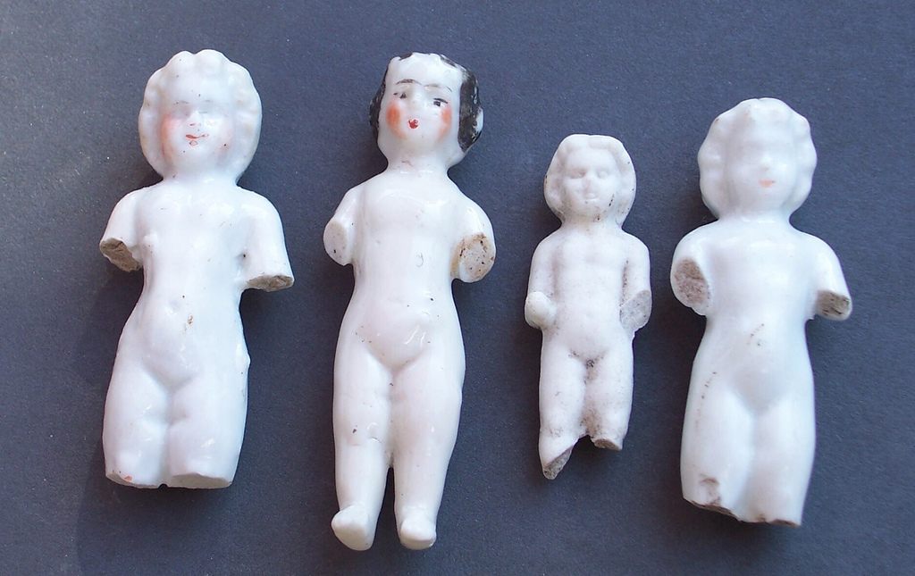 Vintage Bisque Penny Dolls (c.1920s) – Rush Creek Vintage