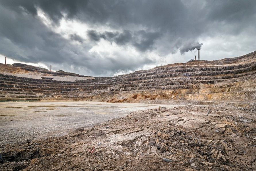 A limestone quarry in Yamaguchi, repurposed as a futuristic, industry-riddled moonscape. 