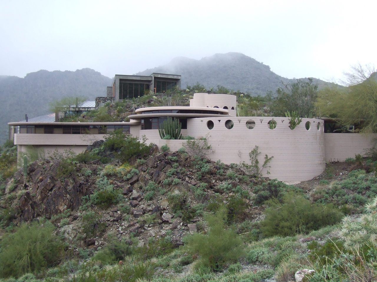 The Lykes House, nestled in the mountains of Phoenix, Arizona.