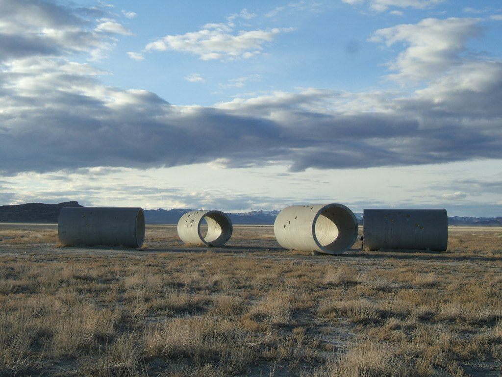 Sun Tunnels in Wendover, Utah.